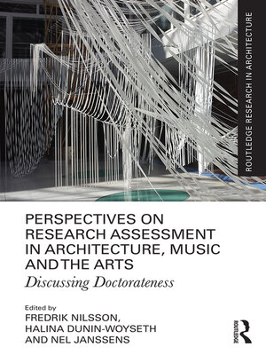 cover image of Perspectives on Research Assessment in Architecture, Music and the Arts